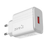 Zore Play PL1 Lightning 12 Watt Hızlı Şarj Aleti Beyaz
