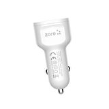 CC-01 Hızlı Şarj Özellikli LED Işıklı Dual USB Araç Şarj Başlığı 18W