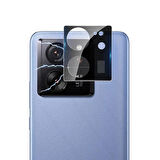 Xiaomi Mi 13T Pro Zore 3D Kamera Camı Koruyucu Siyah