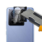 Xiaomi Mi 13T Pro Zore 3D Kamera Camı Koruyucu Siyah