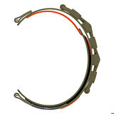 Gear S3 KRD-112 22mm Orbital Örgülü Halat Tasarımlı Naylon Kumaş Hasır Kordon