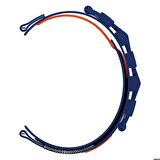 Galaxy Watch Active 2 40mm KRD-112 20mm Orbital Örgülü Halat Tasarımlı Naylon Kumaş Hasır Kordon