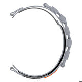 Galaxy Watch 42mm KRD-112 20mm Orbital Örgülü Halat Tasarımlı Naylon Kumaş Hasır Kordon