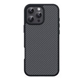 iPhone 16 Pro Max Kılıf Magsafe Şarj Özellikli Karbon Fiber Tasarımlı Elnino Kılıf