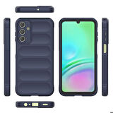 Galaxy A15 Kılıf Esnek TPU Oyuklu Arka Yüzey Tasarımlı Etnik Silikon Kılıf