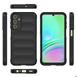 Galaxy A15 Kılıf Esnek TPU Oyuklu Arka Yüzey Tasarımlı Etnik Silikon Kılıf