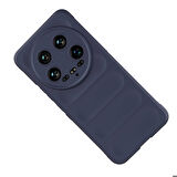 Xiaomi Mi 14 Ultra Uyumlu Kılıf Esnek TPU Oyuklu Arka Yüzey Tasarımlı Etnik Silikon Uyumlu Kılıf