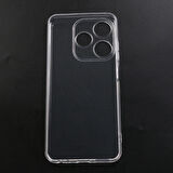 Tecno Spark 10 4G Kılıf Şeffaf İnce ve Esnek Süper Silikon Kılıf