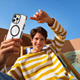 iPhone 15 Pro Kılıf Magsafe Şarj Özellikli Airbagli Takılabilir Askı Aparatlı Nana Kılıf