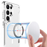 Galaxy S25 Ultra Kılıf Magsafe Şarj Özellikli T-Max Magsafe Kılıf