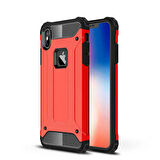 iPhone XS Max 6.5 Kılıf Crash Zırh Silikon Kılıf