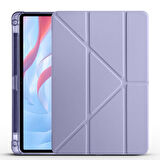 Honor X9 11.5' Kılıf Tri Folding Kalem Bölmeli Standlı Kılıf