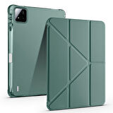 Xiaomi Pad 7 Kılıf Tri Folding Kalem Bölmeli Standlı Kılıf