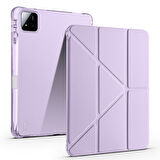 Xiaomi Pad 7 Kılıf Tri Folding Kalem Bölmeli Standlı Kılıf
