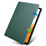 Galaxy Tab S7 FE LTE (T737-T736-T733-T730) Kılıf Zore Termik Kalem Bölmeli Dönebilen Standlı Kılıf