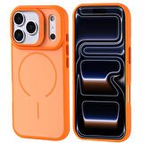 iPhone 17 Pro Kılıf M-safe Şarj Özellikli Kamera Standlı Notron Kılıf