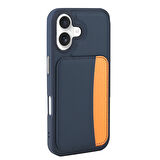 iPhone 17 Kılıf Kartlıklı X-Kart Silikon Kılıf