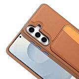 Galaxy S25 FE Kılıf Kartlıklı X-Kart Silikon Kılıf