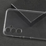 Galaxy M14 Kılıf Zore Şeffaf İnce ve Esnek Süper Silikon Kılıf