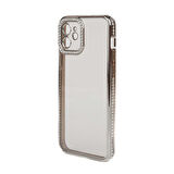 Apple iPhone 12 Kılıf Kamera Korumalı Taşlı Zore Mina Kılıf