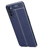 Oppo Reno 4 Kılıf Zore Niss Deri Desenli Silikon Kılıf