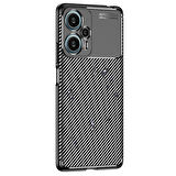 Xiaomi Poco F5 Kılıf Negro Karbon Tasarım Silikon Kılıf
