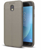 Galaxy J5 Pro Kılıf Niss Deri Desenli Silikon Kılıf