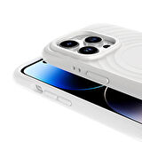 iPhone 14 Pro Max Magsafe Şarj Özellikli Airbagli Mat Görünümlü Hepi Kılıf