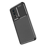 Xiaomi Poco F5 Pro Kılıf Negro Karbon Tasarım Silikon Kılıf