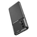 Xiaomi Poco F5 Pro Kılıf Negro Karbon Tasarım Silikon Kılıf