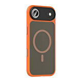 iPhone 17 Air Kılıf Mat Arka Yüzey Wireless Şarj Özellikli Flet M-safe Kılıf