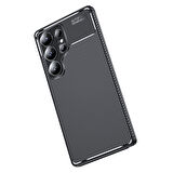 Galaxy S25 Ultra Kılıf Negro Karbon Tasarım Silikon Kılıf