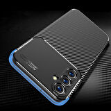 Galaxy A25 Kılıf Negro Karbon Tasarım Silikon Kılıf