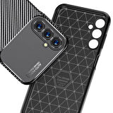 Galaxy A25 Kılıf Negro Karbon Tasarım Silikon Kılıf