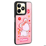 REALME C55 4G Kılıf Parlayan Kabartmalı İkonik Figürlü Amas Silikon Kılıf
