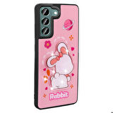 Galaxy S21 FE Kılıf Parlayan Kabartmalı İkonik Figürlü Amas Silikon Kılıf