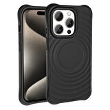 iPhone 15 Pro Max Magsafe Şarj Özellikli Airbagli Mat Görünümlü Hepi Kılıf