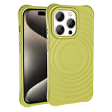 iPhone 15 Pro Max Magsafe Şarj Özellikli Airbagli Mat Görünümlü Hepi Kılıf