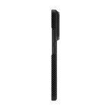 Xiaomi Mi 14 Kılıf Magsafe Şarj Özellikli 600D Kevlar Krek Karbon Kılıf