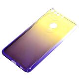 Huawei Y7 2018 Kılıf Parlak Renk Geçişli Kılıf