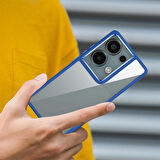 Xiaomi Redmi Note 13 Pro 4G Kılıf Flora Buton,Kenar Çevresi Renkli Kılıf