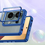 Xiaomi Redmi Note 13 Pro 4G Kılıf Flora Buton,Kenar Çevresi Renkli Kılıf