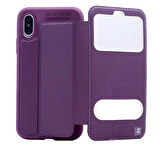 iPhone X/XS Kılıf Zore Dolce Kapaklı Kılıf