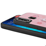 Galaxy A30 Kılıf Parlayan Kabartmalı İkonik Figürlü Amas Silikon Kılıf