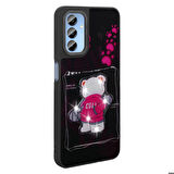 Galaxy A15 Kılıf Parlayan Kabartmalı İkonik Figürlü Zore Amas Silikon Kapak