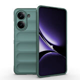 Xiaomi Poco X7 Pro Kılıf Esnek TPU Oyuklu Arka Yüzey Tasarımlı Etnik Silikon Kılıf