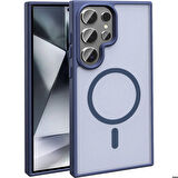 Galaxy S23 Ultra Kılıf Magsafe Şarj Özellikli Mat Arka Yüzey Sio Kılıf