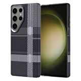 Galaxy S25 Ultra Kılıf Magsafe Şarj Özellikli Karbon Fiber Görünümlü Nekst Kılıf