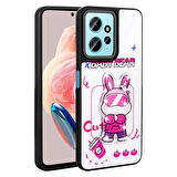 Xiaomi Redmi Note 12 4G Kılıf Parlayan Kabartmalı İkonik Figürlü Amas Silikon Kılıf