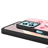 Xiaomi Redmi Note 12 4G Kılıf Parlayan Kabartmalı İkonik Figürlü Amas Silikon Kılıf